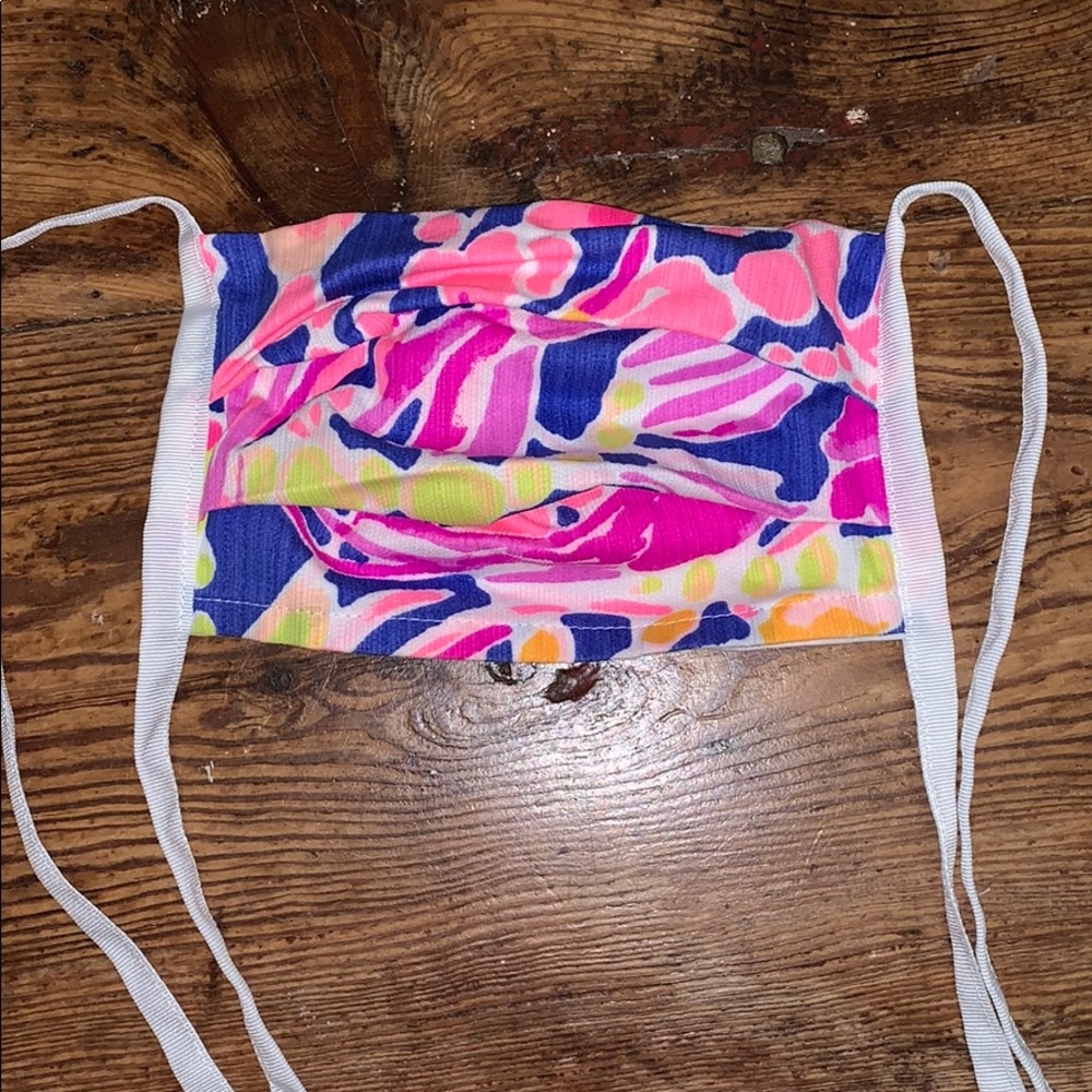 Lilly Pulitzer Tie On Mask